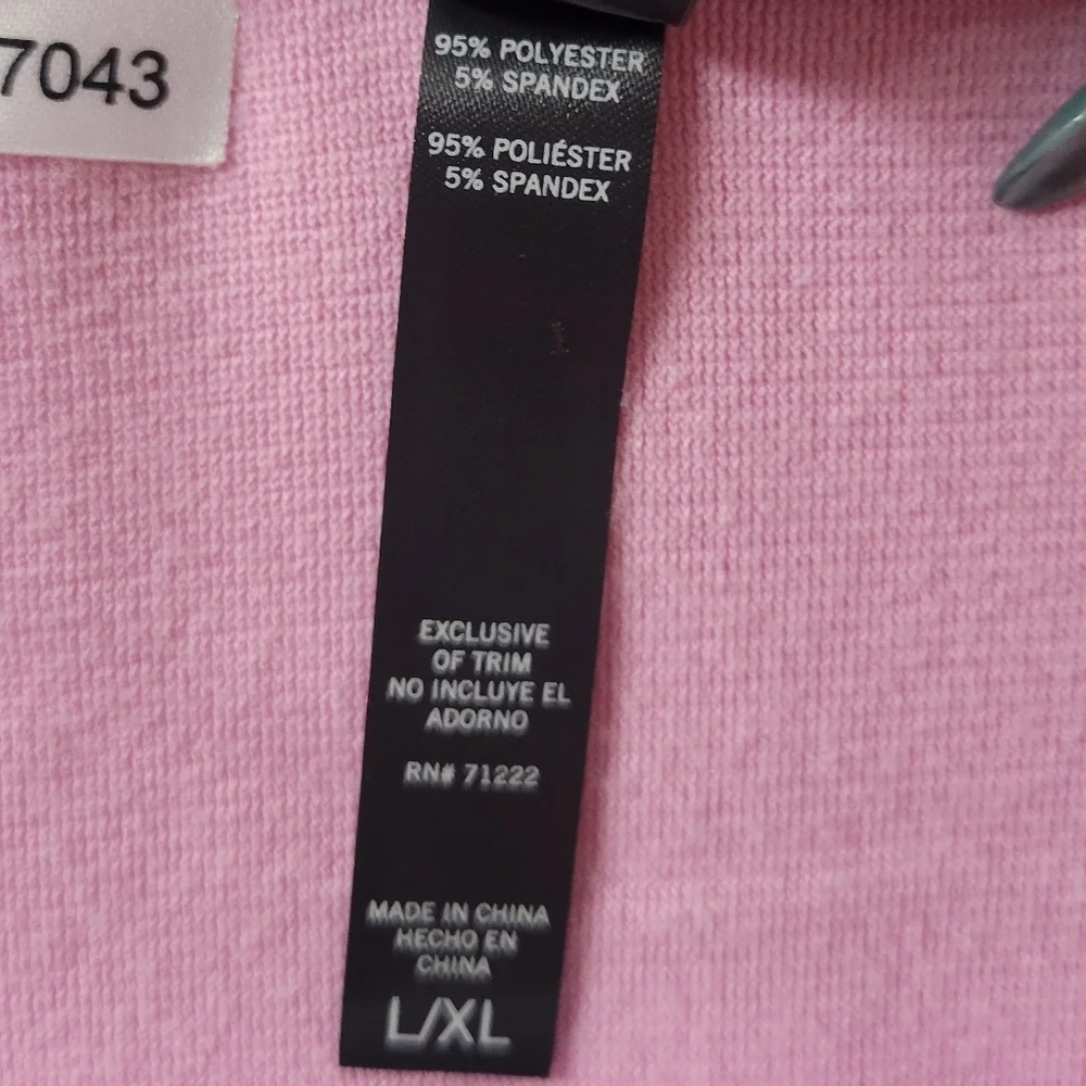 Steve Madden Pink Cozy Robe with Long Sleeves | Size: L/XL - Picture 6 of 7